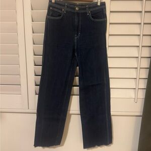 Rag & Bone Dark Blue Wide Leg Jeans